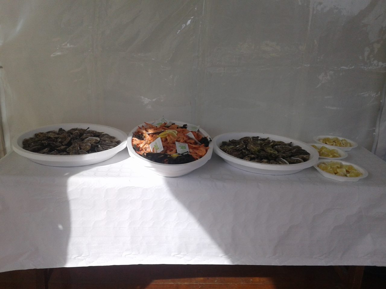Plateaux de fuits de mer
